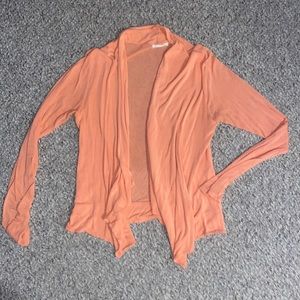 Thin peach cardigan
